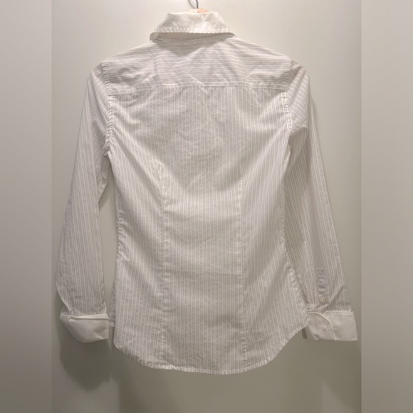 Club Monaco_XS_Women Shirt_Stripe_Hidden button - Picture 2 of 5